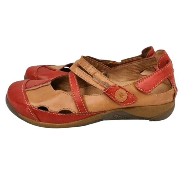 Red Tan Mary Jane Sz 9.5 by Romika - Picture 1 of 9